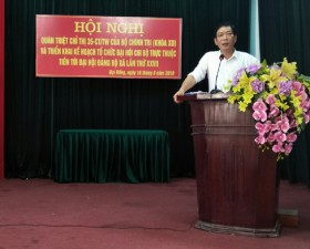 Xã Đại Đồng trao Huy hiệu Đảng đợt 2/9/2019; quán triệt, triển khai thực hiện Chỉ thị 35 của Bộ Chính trị