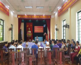Hội LHPN huyện tổ chức hội nghị toạ đàm “Vai trò của phụ nữ trong công tác phòng chống bạo lực gia đình”