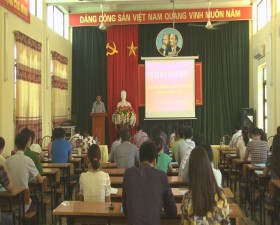 Huyện Thạch Thất khai giảng lớp đảng viên mới khóa 3 năm 2017