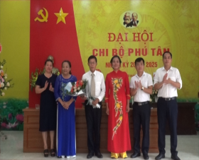 Đại hội Chi bộ Phú Tân- Đảng bộ thị trấn Liên Quan thành công tốt đẹp