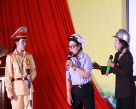 Hội LHPN huyện tổ chức hội thi Tuyên truyền viên giỏi an toàn giao thông, trật tự văn minh đô thị năm 2019