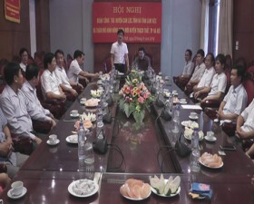 Đoàn Công tác huyện Can Lộc tỉnh Hà Tĩnh tham quan, học tập và trao đổi kinh nghiệm xây dựng nông thôn mới tại Thạch Thất