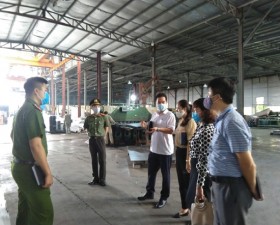 Thạch Thất: Kiểm tra đột xuất công tác phòng, chống dịch Covid- 19 tại các xã, thị trấn