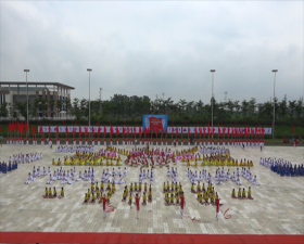 Ấn tượng Chương trình đồng diễn nghệ thuật với chủ đề "Thạch Thất: Tiềm năng- Hội tụ và Tỏa sáng"