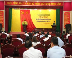 	Thạch Thất: Khai mạc lớp bồi dưỡng kiến thức Quốc phòng và An ninh cho đối tượng 3 năm 2019