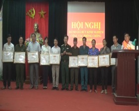 xã Cần Kiệm đánh giá rút kinh nghiệm công tác phòng chống cơn bão số 3