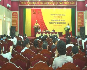 Đoàn đại biểu Quốc hội thành phố Hà Nội tiếp xúc cử tri huyện Thạch Thất trước kỳ họp thứ 10 Quốc hội khóa XXIII