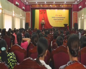 Hội LHPN Thạch Thất tuyên truyền đề án hỗ trợ gia đình văn minh hạnh phúc