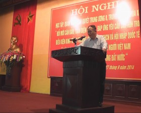 Học tập Nghị quyết TW8, TW 9 khóa 11