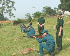 Thạch Thất tổ chức hội thao dân quân tự vệ năm 2014 