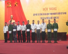 Thạch Thất gặp mặt các đồng chí đã hoàn thành nghĩa vụ quân sự 