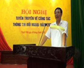 Thạch Thất tuyên truyền công tác Thông tin đối ngoại năm 2019