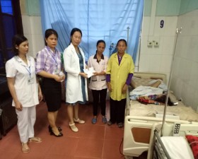 Bệnh viện Đa khoa huyện Thạch Thất- Chung tay giúp đỡ bệnh nhân nghèo