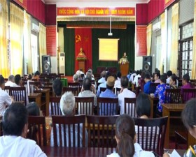Phú Kim khai mạc bồi dưỡng kiến thức Quốc phòng- An ninh cho đối tượng 4