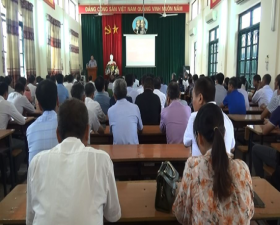 Bồi dưỡng nghiệp vụ công tác Trưởng thôn, Phó thôn, Tổ trưởng Tổ dân phố năm 2020