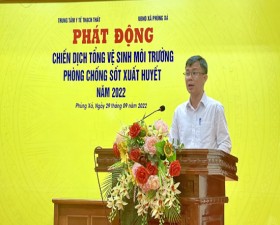 Thạch Thất: Phát động chiến dịch tổng vệ sinh môi trường diệt bọ gậy phòng chống Sốt xuất huyết