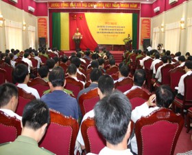 Thạch Thất quán triệt thực hiện Chỉ thị số 46 của Bộ Chính trị về tăng cường sự lãnh đạo của Đảng đối với công tác đảm bảo an ninh, trật tự trong tình hình mới