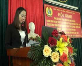 Liên đoàn Lao động huyện Tổng kết hoạt động Công đoàn ngành Giáo dục năm học 2020 - 2021