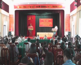 Tọa đàm giải pháp nâng cao chất lượng của ban công tác mặt trận và các đoàn thể chính trị xã hội ở thôn giai đoạn 2011-2015 và những năm tiếp theo