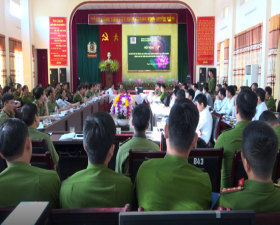 Hội nghị sơ kết bố trí Công an chính quy đảm nhiệm các chức danh Công an xã trên địa bàn huyện Thạch Thất