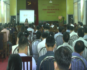 Thạch Thất: trên 250 học viên được tập huấn kỹ năng, kiến thức pháp luật về hòa giải ở cơ sở