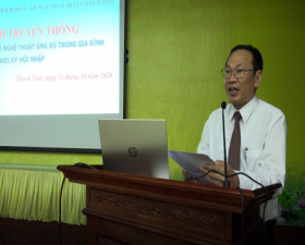 	Liên đoàn Lao động huyện tổ chức hội nghị truyền thông chăm sóc sức khỏe và nghệ thuật ứng xử trong gia đình thời kỳ hội nhập