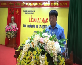 Trường Tiểu học Phùng Xá: khai mạc Tuần lễ hưởng ứng học tập suốt đời năm 2020