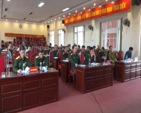 	Hội nghị giao ban công tác phối hợp Tác chiến- Trị an- Dân vận