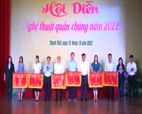 Ấn tượng Hội diễn nghệ thuật quần chúng huyện Thạch Thất năm 2022