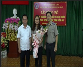 Lễ công bố Quyết định điều động, bổ nhiệm chức vụ Chi cục trưởng Chi cục Thi hành án Dân sự huyện Thạch Thất