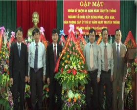 Huyện ủy Thạch Thất gặp mặt kỷ niệm ngày truyền thống các Ban của Đảng 