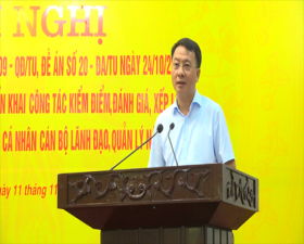 Huyện ủy Thạch Thất quán triệt, triển khai các văn bản về công tác đảng viên và kiểm điểm, đánh giá, xếp loại tập thể, cá nhân năm 2022