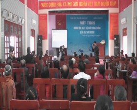 Thạch Thất mít tinh hưởng ứng ngày Thế giới phòng chống bệnh đái tháo đường