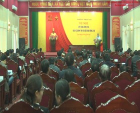 Huyện Thạch Thất tập huấn công tác bảo vệ chính trị nội bộ năm 2016 