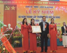 Kỷ niệm 60 năm thành lập Trường tiểu học xã Hạ Bằng