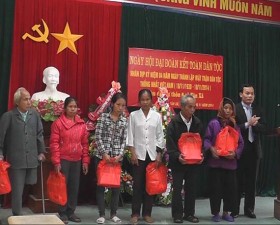 Ngày hội đại đoàn kết toàn dân tộc thôn 8 xã Tân Xã