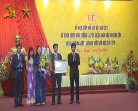Huyện Thạch Thất kỷ niệm ngày Nhà giáo Việt Nam 20/11 và tuyên dương các điển hình tiên tiến ngành giáo dục năm học 2015- 2016