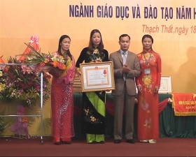 Lễ kỷ niệm ngày nhà giáo Việt Nam và tuyên dương khen thưởng các điển hình tiên tiến ngành giáo dục Thạch Thất