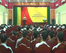 Huyện ủy Thạch Thất tổ chức quán triệt, học tập Nghị quyết Hội nghị lần thứ 12 Ban Chấp Hành Trung ương Đảng khóa XI.