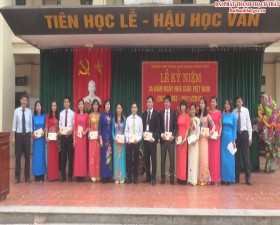 Trường THPT Phùng Khắc Khoan kỷ niệm ngày nhà giáo Việt Nam 20 / 11