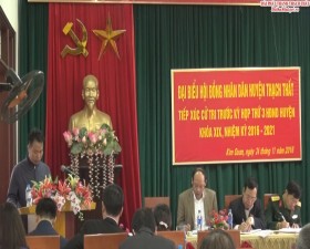 Đại biểu HĐND huyện Thạch Thất  tiếp xúc cử tri trước kỳ họp thứ 3 tại xã Kim Quan