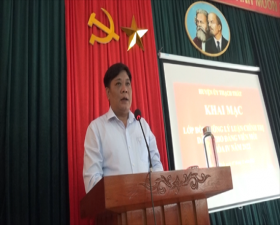 Thạch Thất bồi dưỡng lý luận chính trị cho 64 đảng viên mới khóa 4 năm 2022