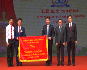 Trang trọng Lễ kỷ niệm 30 năm ngày thành lập trường THCS Thạch Thất