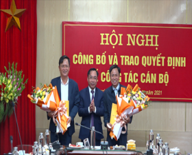 Hội nghị Công bố và trao Quyết định nghỉ hưu cho hai đồng chí Nguyễn Văn Toản và Nguyễn Trọng Phương