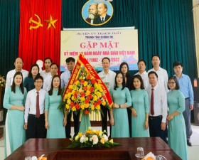 Trung tâm Chính trị huyện: Gặp mặt kỷ niệm 40 năm ngày Nhà giáo Việt Nam 20/11