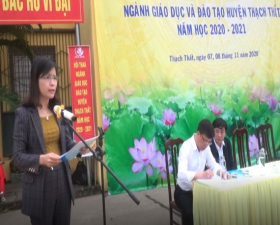 	Hội thao ngành Giáo dục và Đào tạo huyện Thạch Thất năm học 2020- 2021