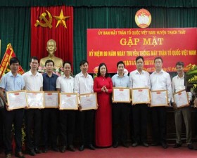 Thạch Thất kỷ niệm 89 năm Ngày truyền thống MTTQ Việt Nam