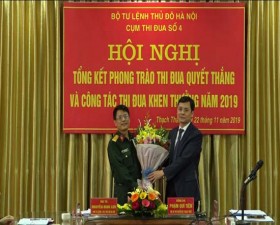 Cụm thi đua số 4 - Bộ Tư lệnh Thủ đô Hà Nội tổng kết phong trào thi đua Quyết thắng và công tác thi đua, khen thưởng năm 2019