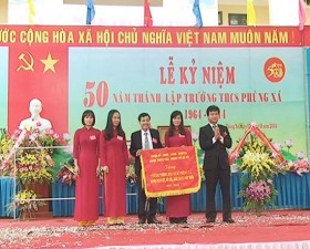 Trường THCS Phùng Xá kỷ niệm 50 năm ngày thành lập.