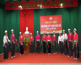 Rộn ràng Ngày hội Đại đoàn kết toàn dân tộc ở các xã Hương Ngải, Tiến Xuân, Đại Đồng